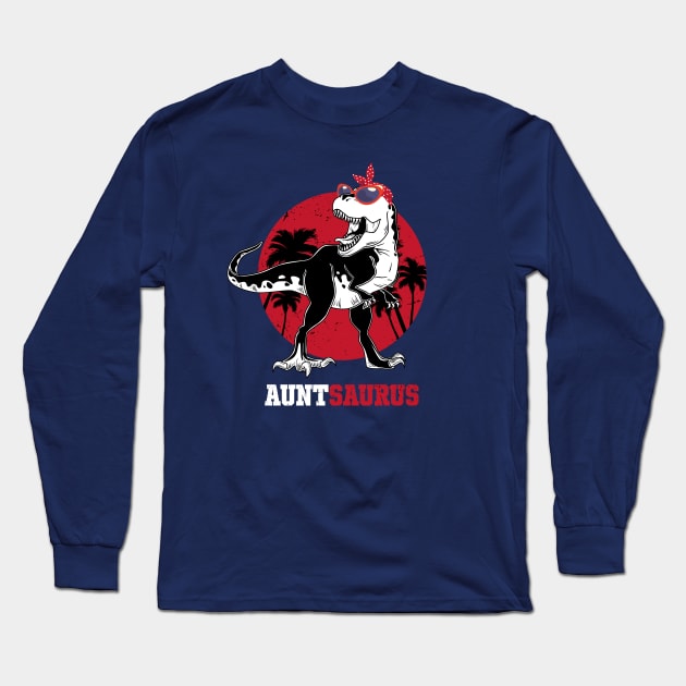 AuntSaurus Long Sleeve T-Shirt by change_something